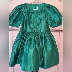 Janie and Jack Satin Bow Dress